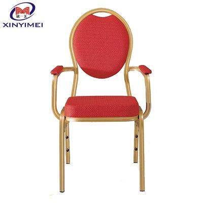 Hot Sale Hotel Aluminum Banquet Armrest Chair (XYM-L90)