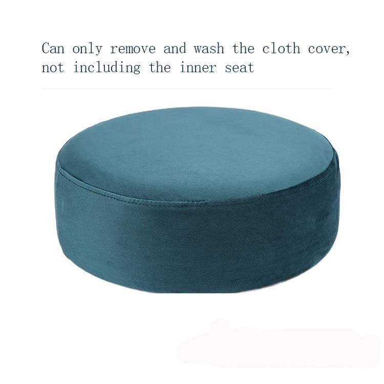 2022 Factory Sale Sitting Room Coffee Table Nordic Household Low Stool Velvet Sofa Footstool Industrial Stool