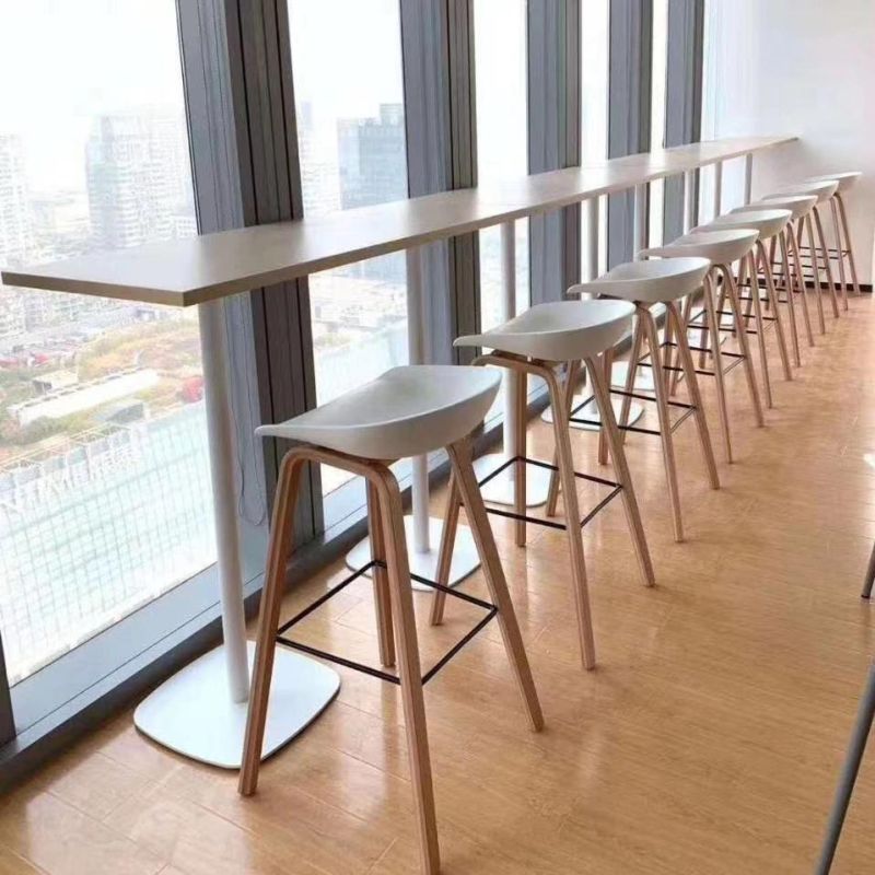 Bar Chairs Plastic Fashion Dining Chair Bar Table Counter Height Living Room Modern Bar Stool High Chairs