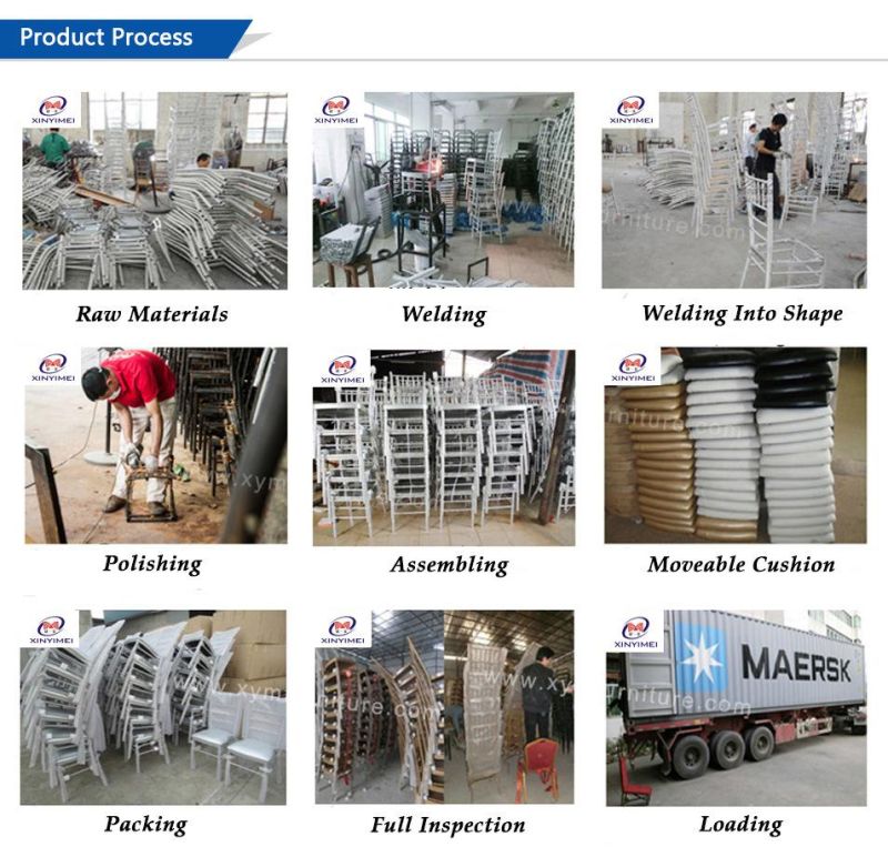 Self-Designed New Style Wedding Hotel Reataurant Furniture Round Back Aluminum Chiavari Chair