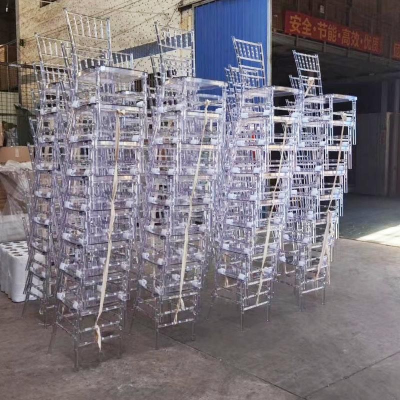 Wholesale Wedding Event Resin/PC Acrylic Crystal Chiavari Ghost Dining Chair