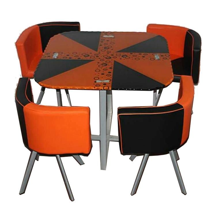 Modern Home Restaurant Glass Dining Tables and Chairs Dining Set