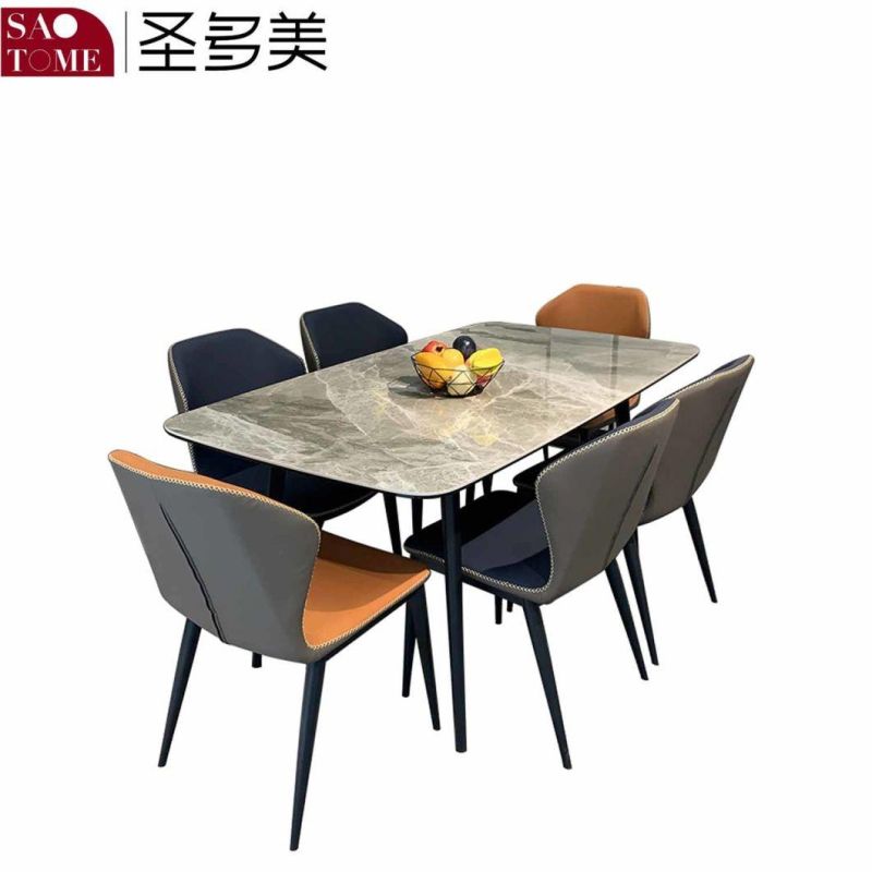 Modern Living Room Dining Room Furniture Diamond Foot Dining Table