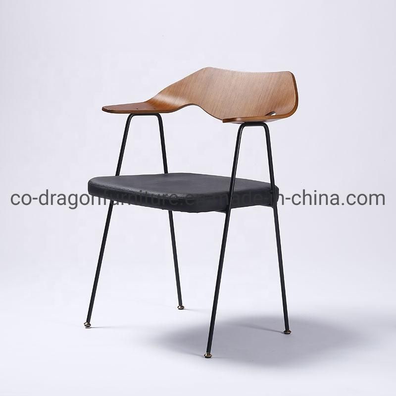 Fashion Wooden Back Dining Chair with Fabric for Home Furniture