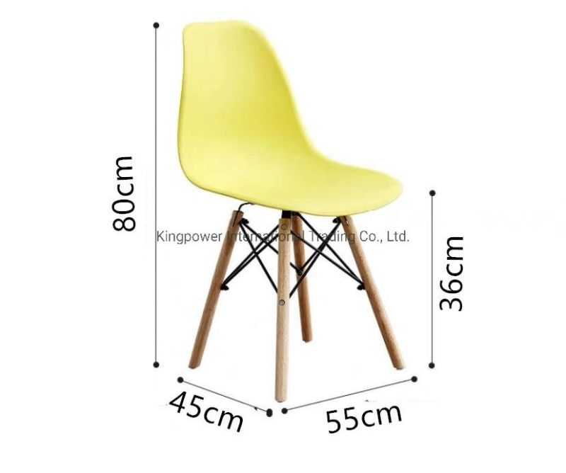 Colorful PP Plastic Material Coffee Dining Chair