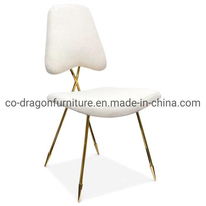 Fashion Italian Stainless Steel Velvet Dining Chair for Wedding Furniture