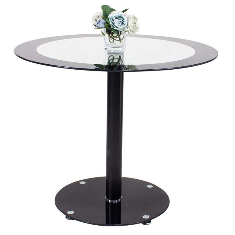 Wholesale Food Table Modern Furniture Tempered Glass Dining Table