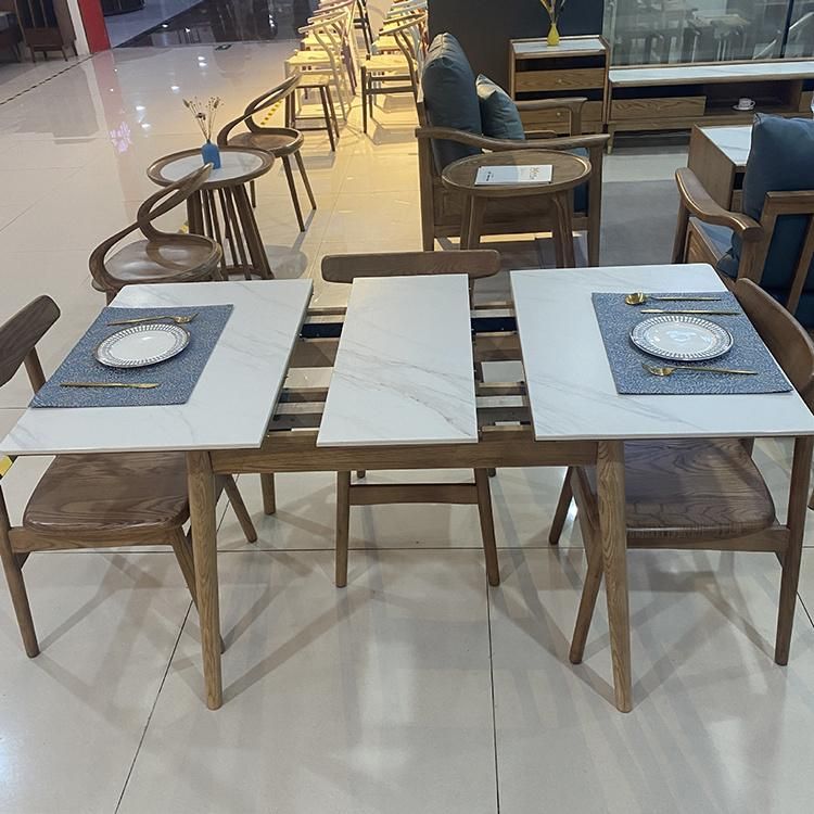 Extension De La Mesa Comedor Wood Dining Room Sets Table a Manger Complet Dinning Table Modern Foldable Dining Table