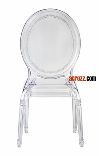 China Outdoor Furniture Plastic Garden Stackable Banquet Clear Acrylic Dining Chiavari Chair