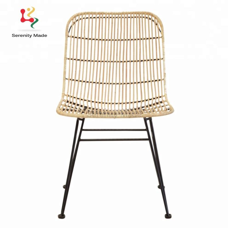 French Waterproof Outdoor Rattan Furniture Plastic Patio Wicker Rattan Chair