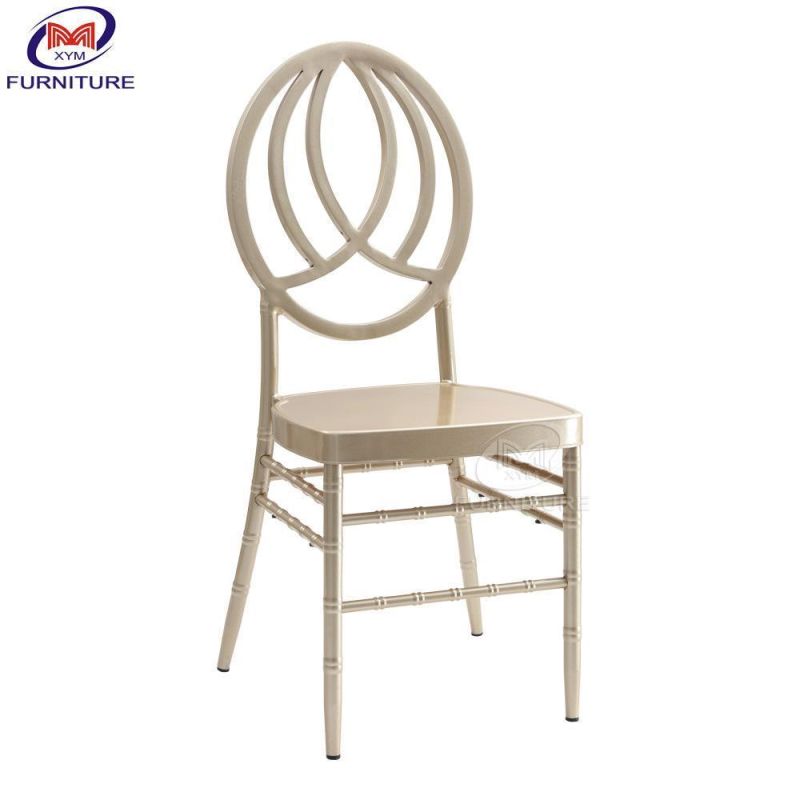 Wholesale Stackable Flower Back Metal Chiavari Chair for Sale