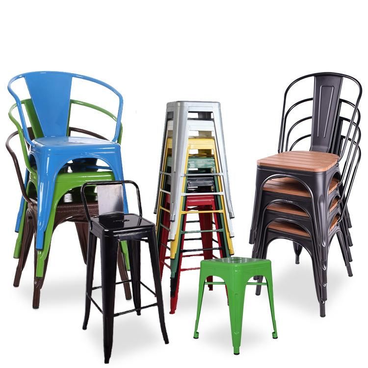 Wholesale Modern Design Furniture Quality Colorful Plastic Metal Dining Chair