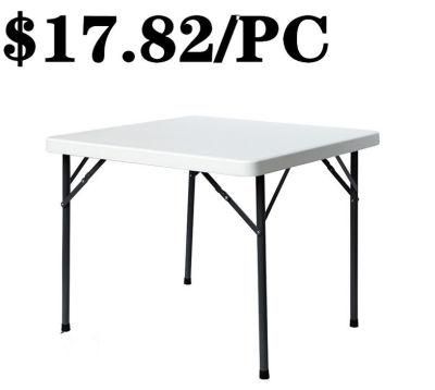 Moderate Most Popular Wholesale Square Restaurant Indoor Dining Folding Table