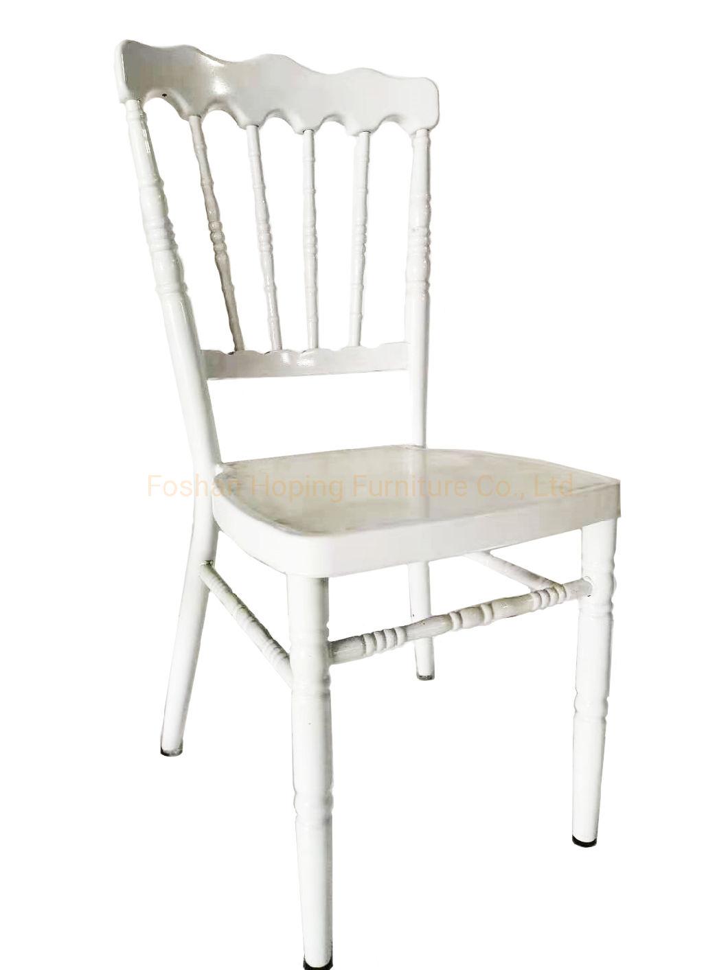 Italy Design Style Elegant Stainless-Steel Chair Model Wedding Dining Restaurant Hotel Furniture