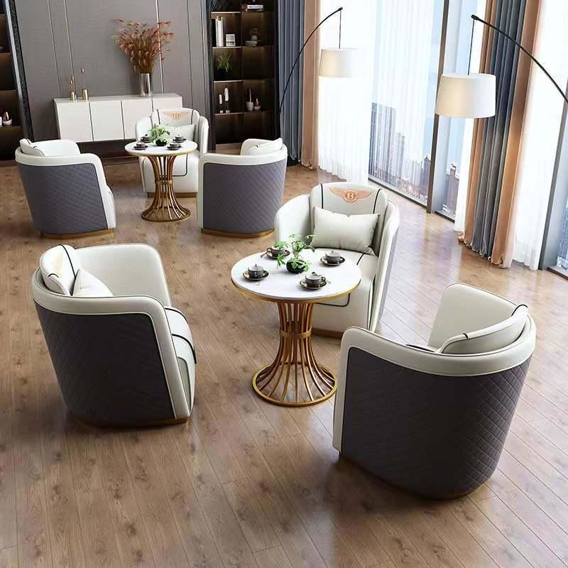 Light Luxury Flannel Round Back Home Hotel Restaurant Wedding Stainless Steel Dining Chair with Factory Prices