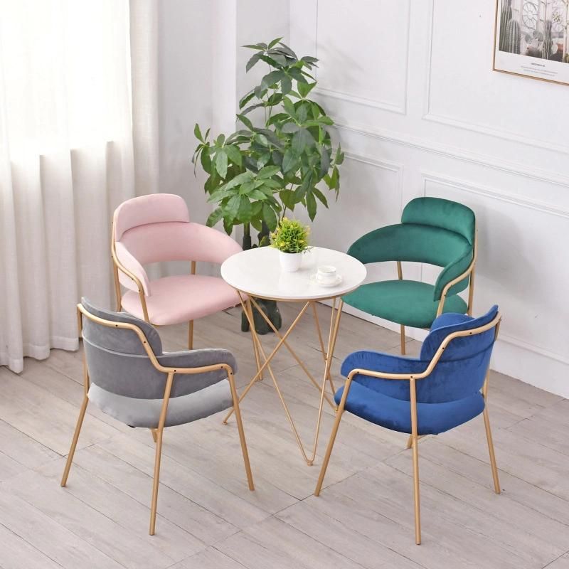 Modern Design Metal Dining Chair for Sale Wholesale Nordic Style Dining Chair