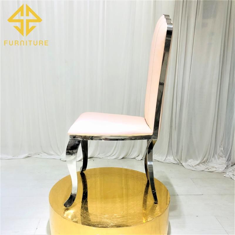 Elegant Hotel Banquet Furniture Upholstered Velvet Gold Dining Chair