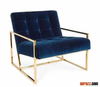 Modern Design Fabric PU Sofa Hotel Furniture Sofa Goldfinger Chiair