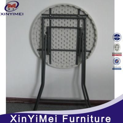 New Design Space Saving Plastic Folding Table Plastic Metal Folding Table