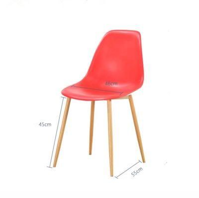 Hot Sale Nordic Dining Room Furniture Plastic Chairs Modern Design Cheap Dining Chair