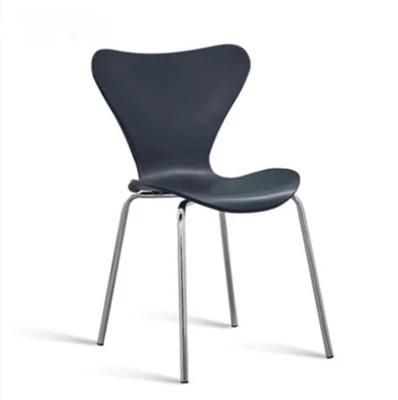 Modern Restaurant Furniture Cheap Plastic Dining Chairs with Metal Legs