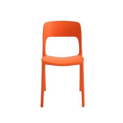 Wholesale Dining Furniture Modern 3.9kg Outdoor Stackable PP Plastic Chair Seat