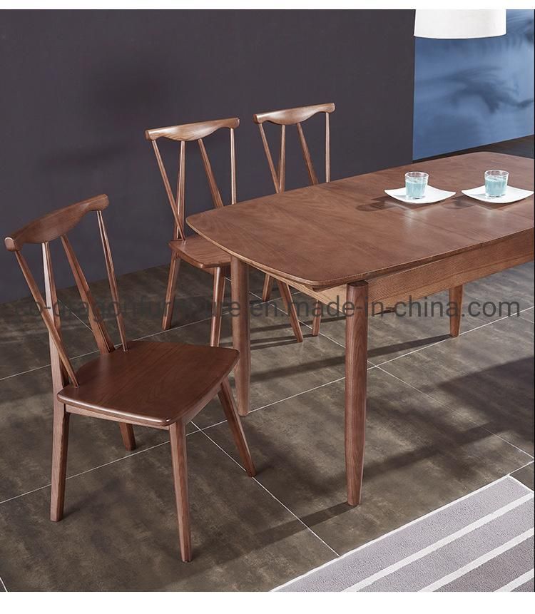 Unique Design Wood Furniture High Back Dining Chair Sets