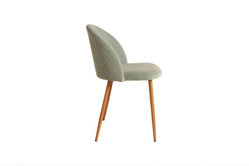 Technology Fabric Comfortable Wooden Upholstered Dining Chair