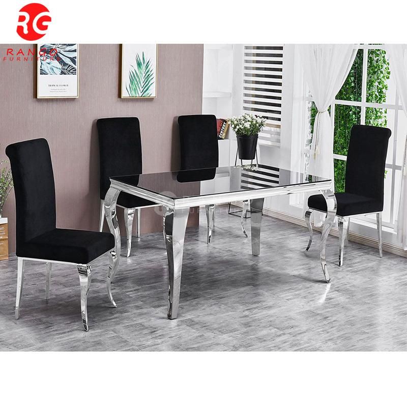 Light Luxury Dining Table Midland Marble Top Dining Room Set Dining Table