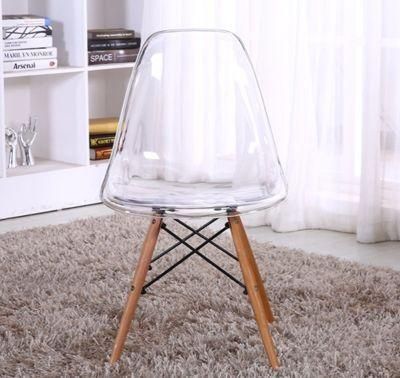 Cheap Clear Popular Transprent Plastic Dining Kitchen Chair