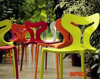 PP Plastic Dining Living Room Furniture Stacking Chair