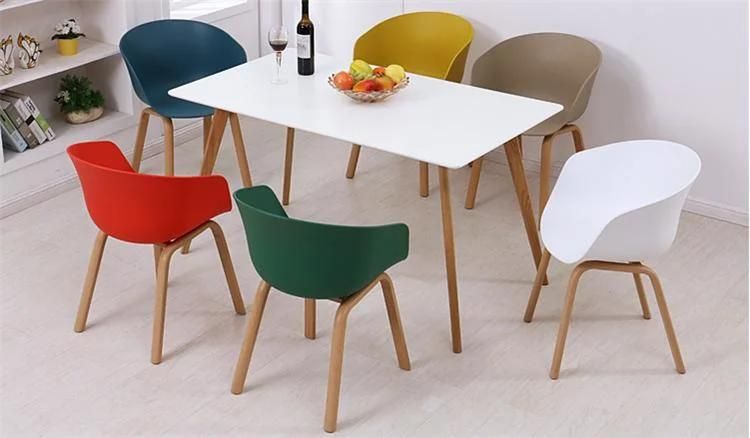 Nordic Style Cheap Price MDF Top Home Furniture Dining Tables for Restaurant Furniture Modern