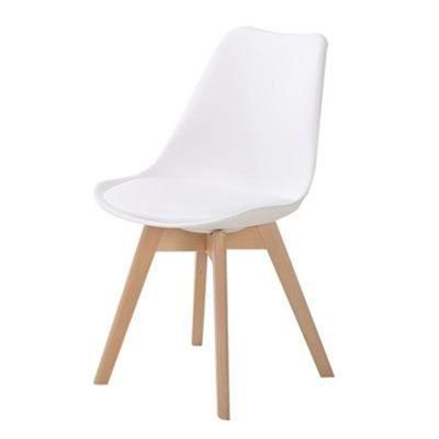 Chaises PU Cushion and PP Seat Comedor Moderno Coffee Shop Restaurant Plastic Dining Room Dinner Chairs