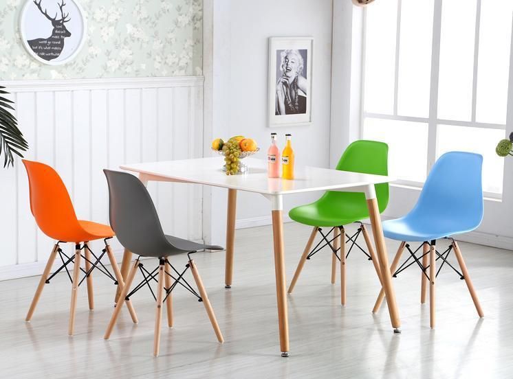 Wholesale MID Century Dining Room Furniture Antique Transparent Dining Chairs PP Plastic Chair