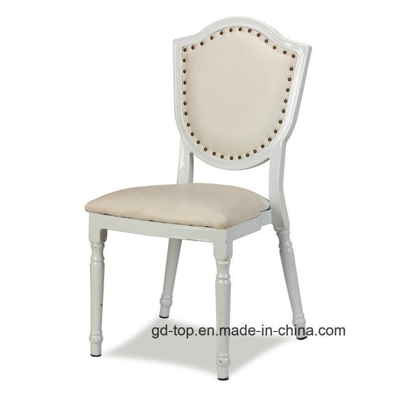 Top Furniture Hotel Classy Restaurant Round Back Metal Dining Chair