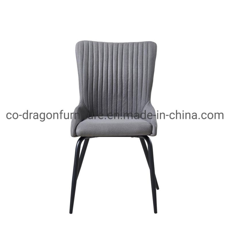 Wholesale Market Steel Dining Chair with Leather for Home Furniture