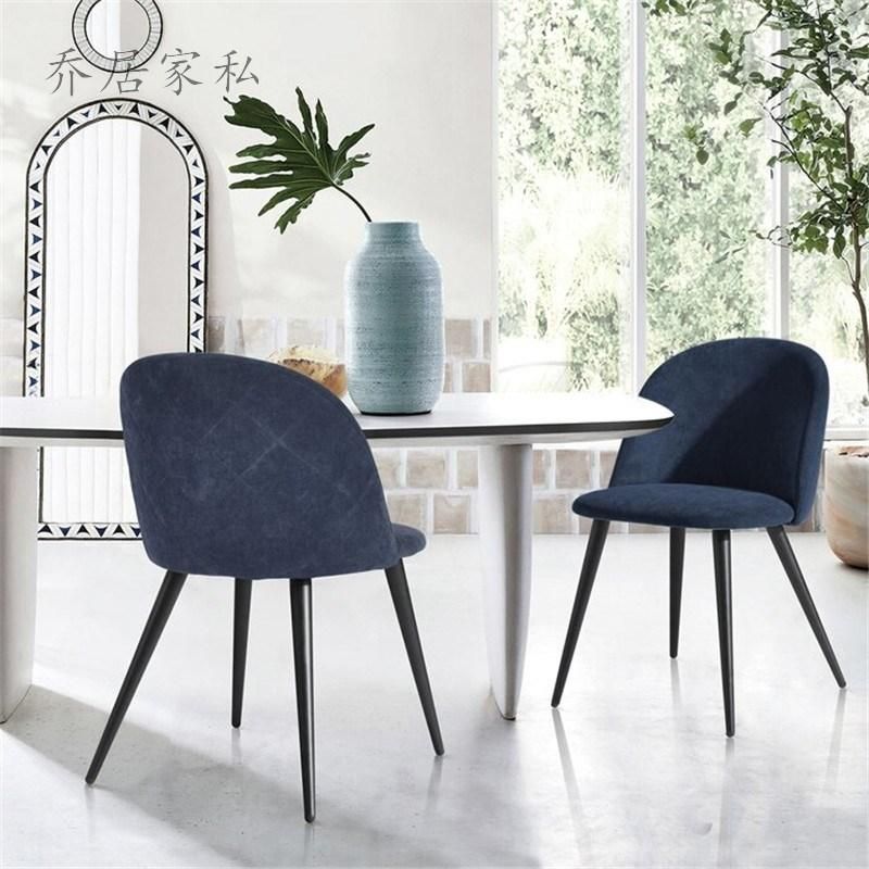 Wholesale Home Kd Velvet Fabric Hot Transfer Legs Beech Wood Modern Furniture Dining Chair