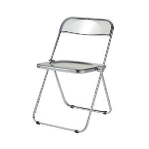 High Quality Restaurant Cafe Foldable Metal Frame PC Board Folding Chair Modern Dining Chair