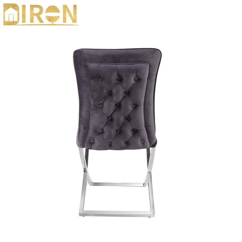 2021 Modern Design Home Furniture Stainless Steel Dining Chair