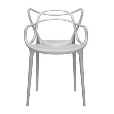 China Supplier Cheap Price Restaurant Stackable Chair White Fancy Plastic Chair for Dining Room