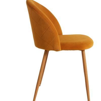 Factory Direct Supply Furniture Upholstered Leather Vintage Dine Velvet Modern Dining Chair with Wholesale Price