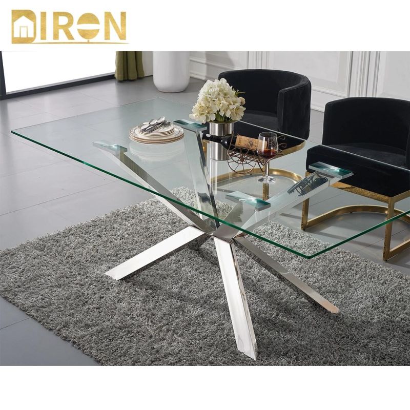 Factory Modern Restaurant Home Dining Kitchen Furniture Marble Dining Table Furnitures Luxury Modern Dining Table