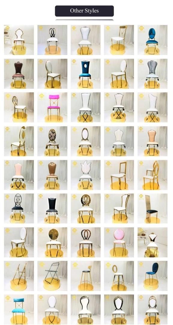 Stainless Steel Chair Gold Made in China