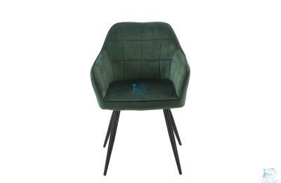 Popular Dining Room Furniture Modern Fabric PU/Leather Chairs Dining Chairs with Metal Legs