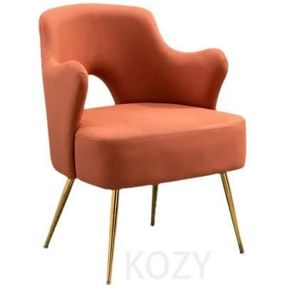 High Quality Modern Velvet Luxury Dining Chair Living Room Chairs