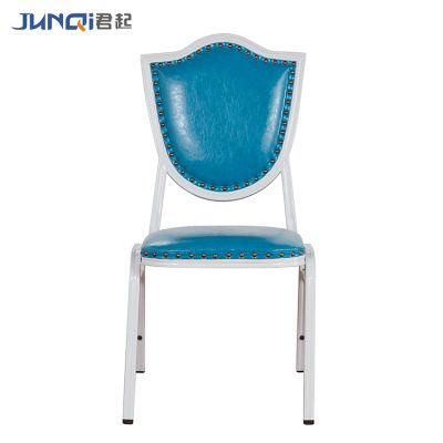 Manufacturer Metal Fabric Stacking Hotel Dining Banquet Chair Wholesale