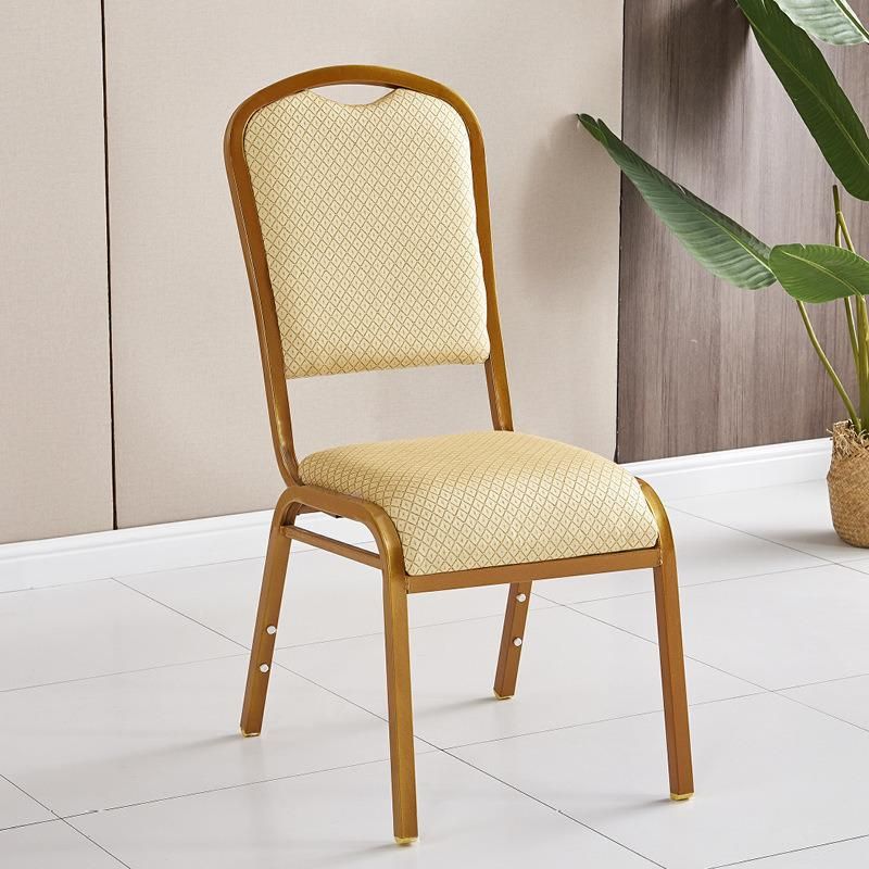 Chinese Armless Ergonomic Furniture Comfortable Stackable Dining Wedding Banquet Chair