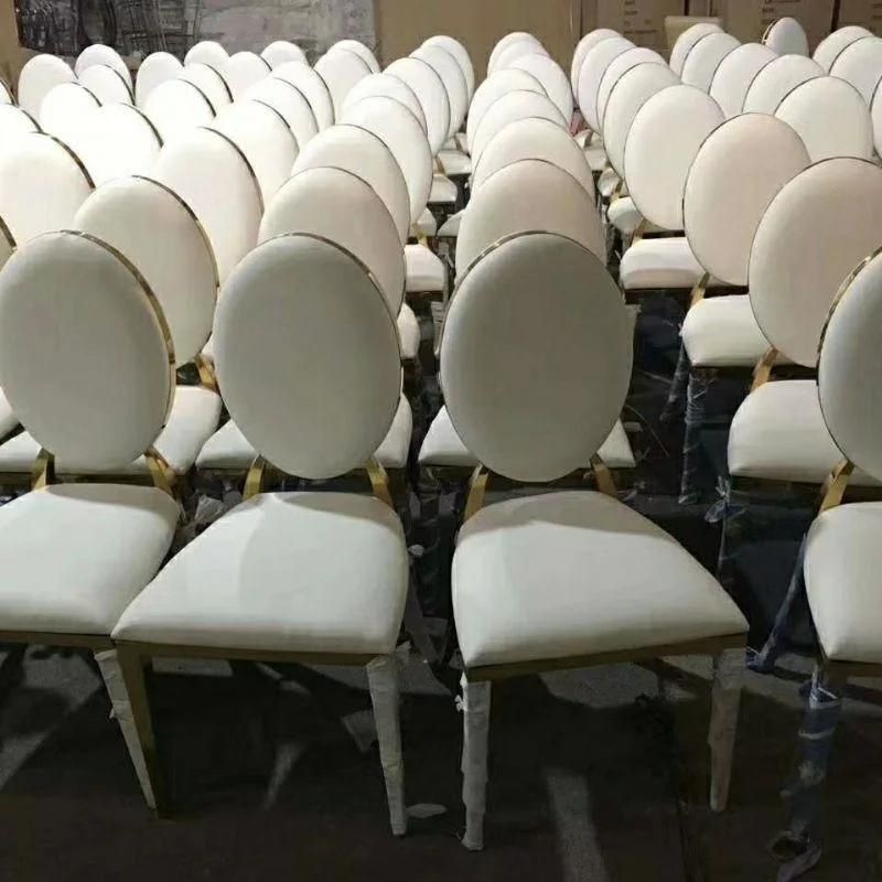 Stainless Steel Metal Frame Hotel Dining Velvet Cushion Event Golden Metal Wedding Dining Chair