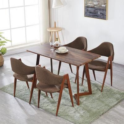 Modern Home Kitchen Living Room Furniture Wood Grain Skin Table