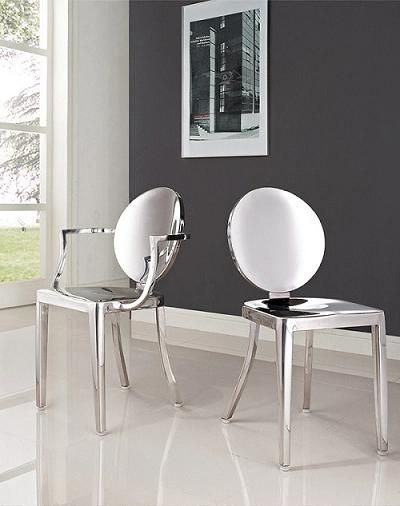 China Classic Chrome Steel Kong Ghost Chair